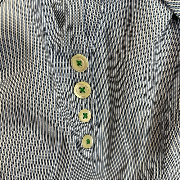 Tommy Hilfiger Blue Stripe Button Down Shirt - Picture 5 of 8